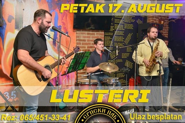 Ovog vikenda u Srpskom pabu 1 lusteri