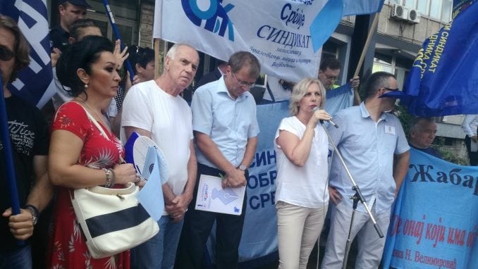 Održan protest prosvetnih radnika 3 protest