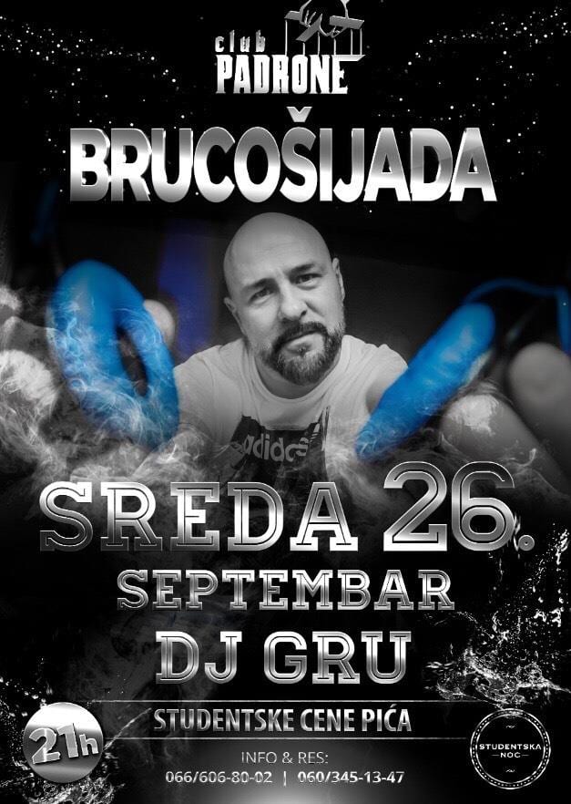 Počinju studentske žurke, na početku DJ GRU 1 brucosijada