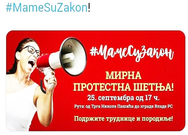 Poziv na protest 1 mame