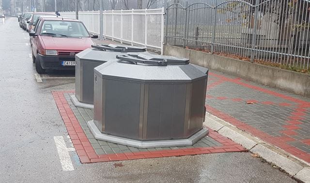 Podzemni kontejneri na nekoliko lokacija u gradu 4 kontejneri3