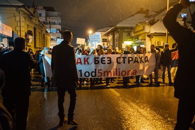 Gradonačelnik nije želeo da komentariše proteste 1 Protest Čačak