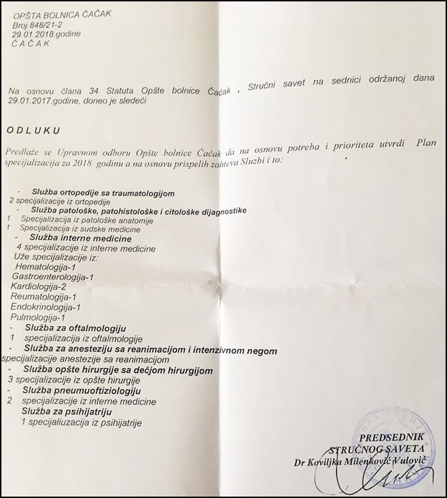 bolnica--Stručni-savet