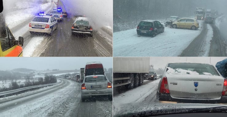 Zbog snega haos na Ibarskoj, idite preko Topole 1 ibarska