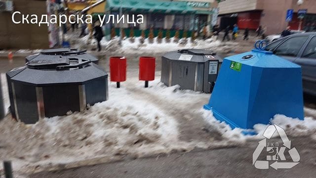 Novi kontejneri u centru grada 2 kontejneri