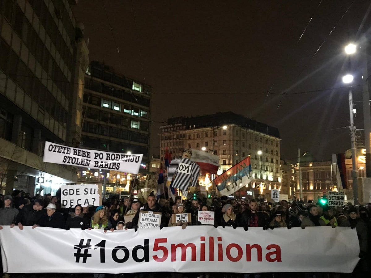 Održan sedmi protest u Beogradu, hiljade ljudi na ulicama u Kragujevcu i Nišu 1 protest2 2