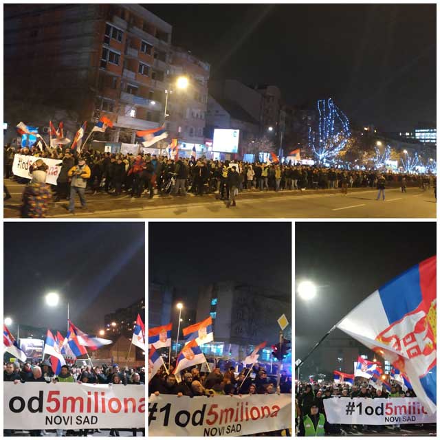 Protestanti zatražili ostavku gradonačelnika 22 novisad