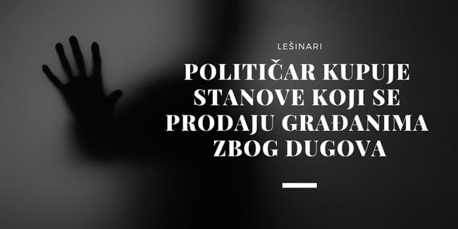 Unosan posao čačanskog političara 1 stanovi