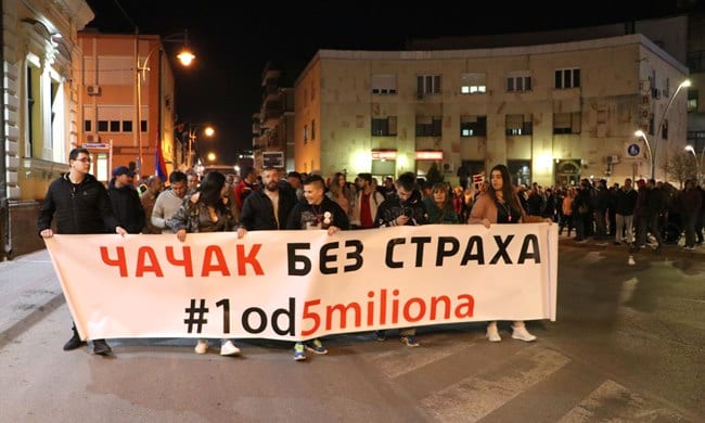 Čačani pozvani na protest u Beograd 13. aprila 2 CACAK PROTEST 29032019 MNA MILOS LUKIC 05