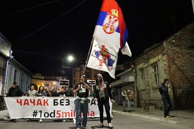 Čačani pozvani na protest u Beograd 13. aprila 3 CACAK PROTEST 29032019 MNA MILOS LUKIC 06