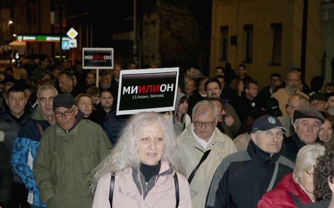 Čačani pozvani na protest u Beograd 13. aprila 4 Izvor: MNA/Miloš Lukić