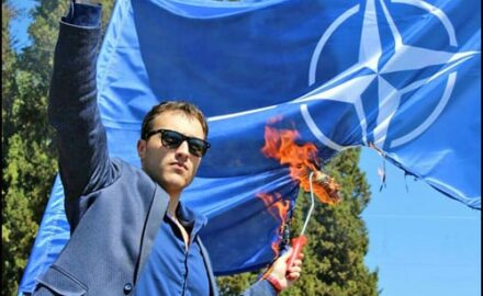 Marko-Milačić-NATO-zastava