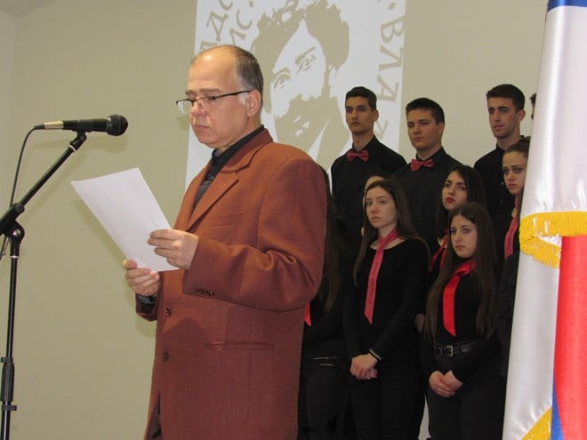 Beseda Vladana Matijevića na otvaranju nove zgrade biblioteke 1 gradska biblioteka čačak