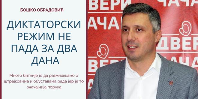 Obradović: Nisam preuzeo proteste, ja sam jedan od pet miliona 2 bosko 3