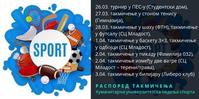 Čačanski studenti organizuju Humanitarnu nedelju sporta 4 sport