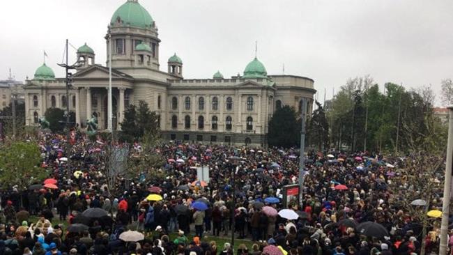 Protest: Crkva ima obavezu da stane u zaštitu vernog naroda 2 protest 3