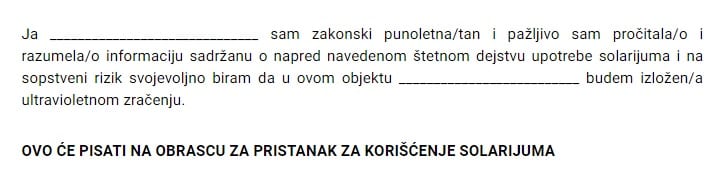 Solarijum zabranjen za mlađe od 18 godina 2 solarijum
