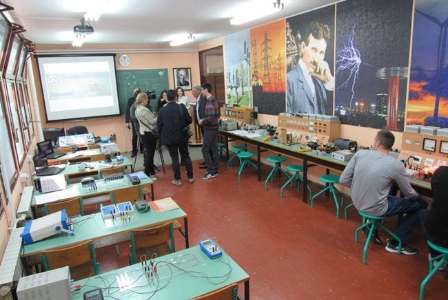 Visoka škola otvorila savremeni kabinet za elektro odsek 1 visoka3