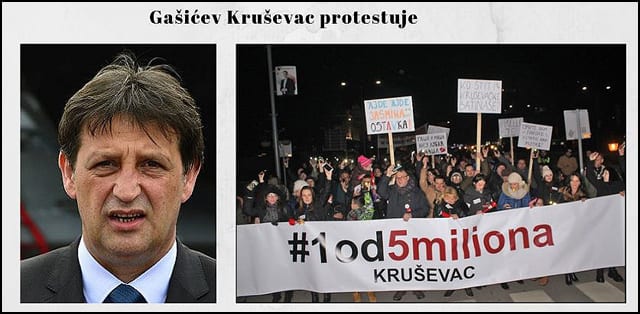 Gašićev Kruševac protestuje