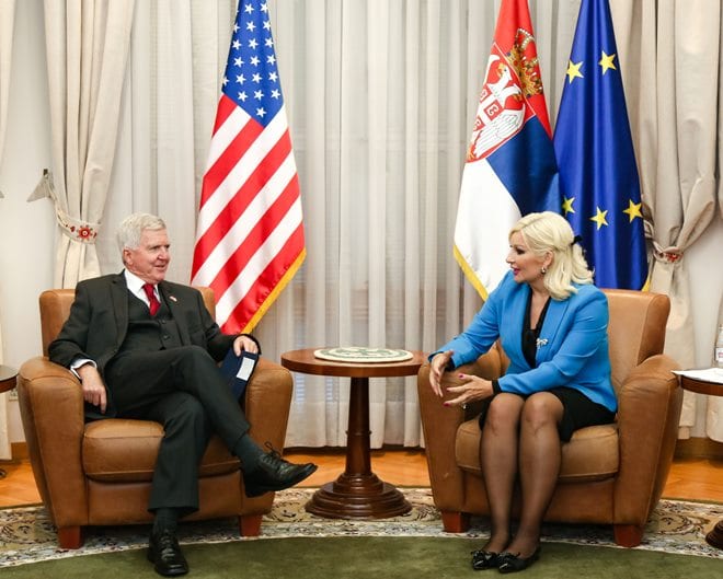 Mihajlović i Skot o izgradnji Moravskog koridora 1 Skatambasadorusa