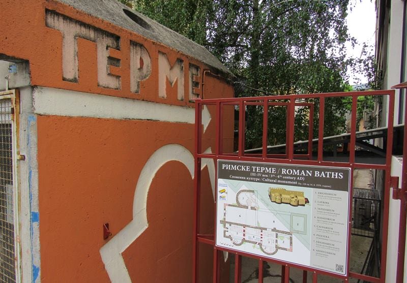 Uređene rimske terme, postavljen i video nadzor 1 terme7