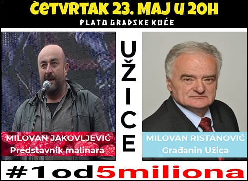 Protest građana u Užicu 1 užice protest