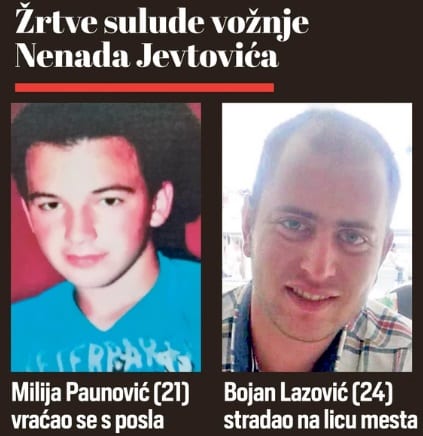 Porodice žrtava ogorčene zbog presude pijanom vozaču 2 grafiti 1