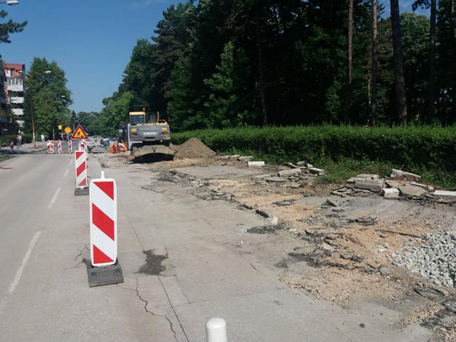 Od sutra izmena saobraćaja pored Gradskog parka 1 ulica