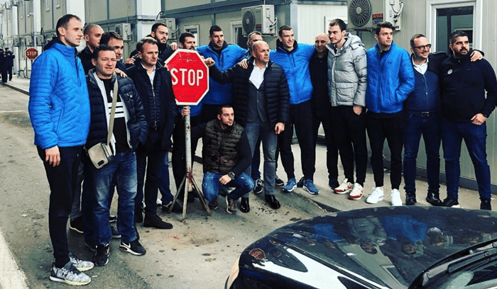 Aleksandar Papic sa delegacijom KK Partizan foto FB