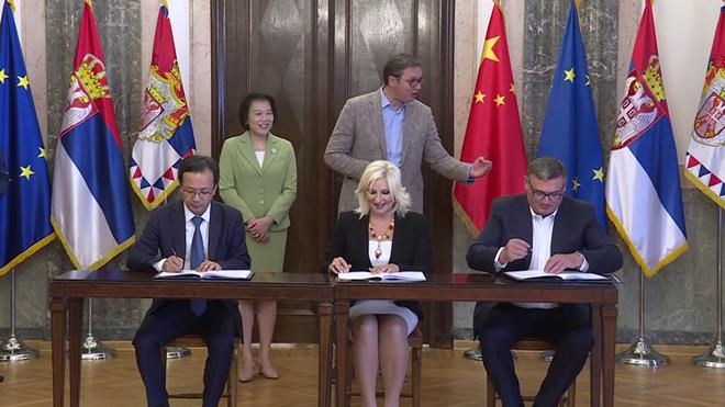 BEOGRAD MIHAJLOVIC DROBNJAK KINA UGOVOR POTPISIVANJE 18082019 MNA