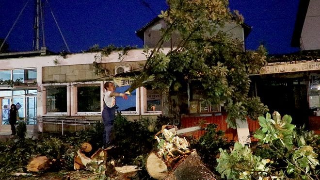 Olujno nevreme čupalo drveće u Guči (FOTO) 2 GUCA NEVREME POSLEDICE 02082019 MNA MILOS LUKIC 03