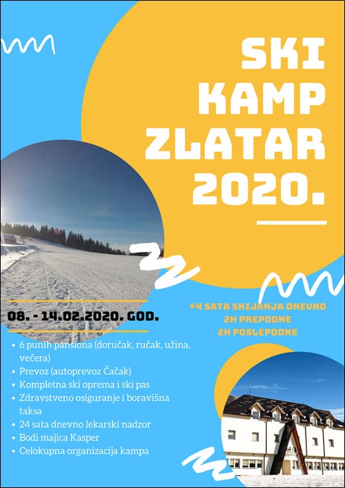 Kasper Ski kamp zlatar 2020