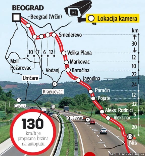 Postavlja se 56 kamera na auto-putu 1 autoput 1