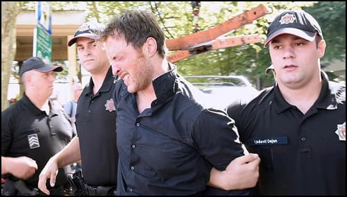 Uhapšen Marko Milačić predsednik Prave Crne Gore 4 milačić hapšenje 4