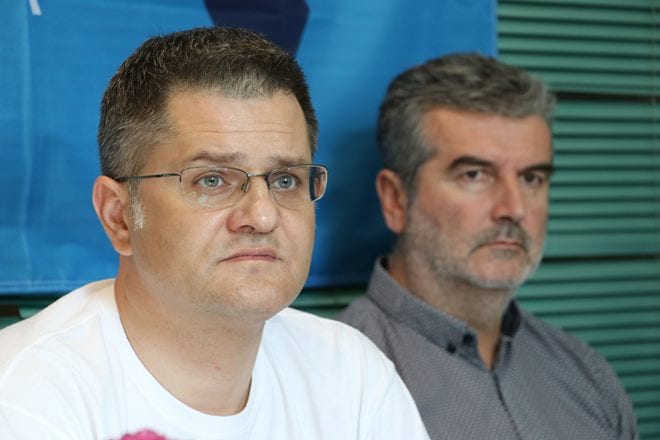 Jeremić objavio bojkot izbora i u Čačku 1 CACAK NARODNA JEREMIC RADOJEVIC 09102019 MNA MILOS LUKIC 02