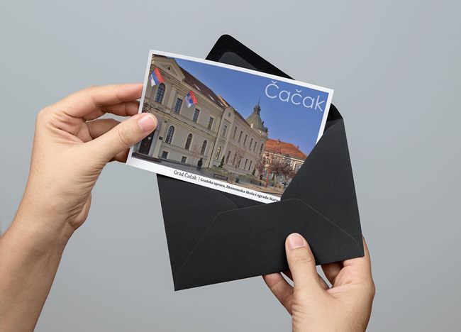 Razglednica Ca mockup