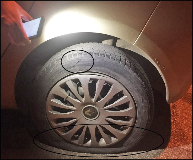 Zabrana kretanja - a on nosi nož i seče gume parkiranih automobila 4 auto 4