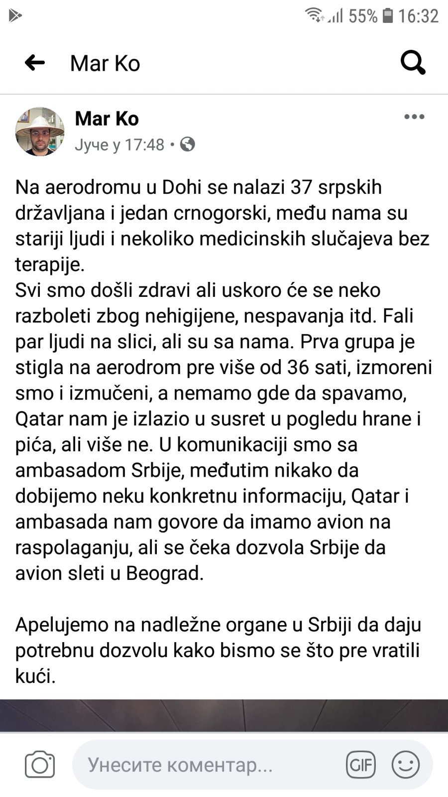 I Čačani zarobljeni na aerodromu u Kataru 2 katar