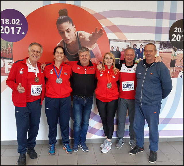 Atletičari veterani uspešni na Balkanijadi 6 čačanski reprezentativci Srbije