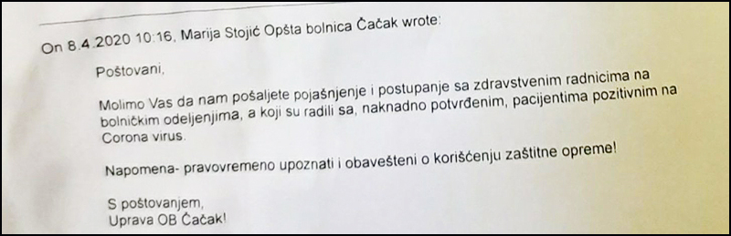 bolnica pitanje
