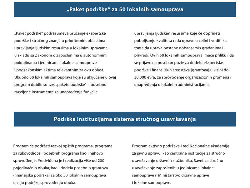 Podrška Saveta Evrope i EU lokalnim samoupravama u Srbiji 3 O programu ukratko 2