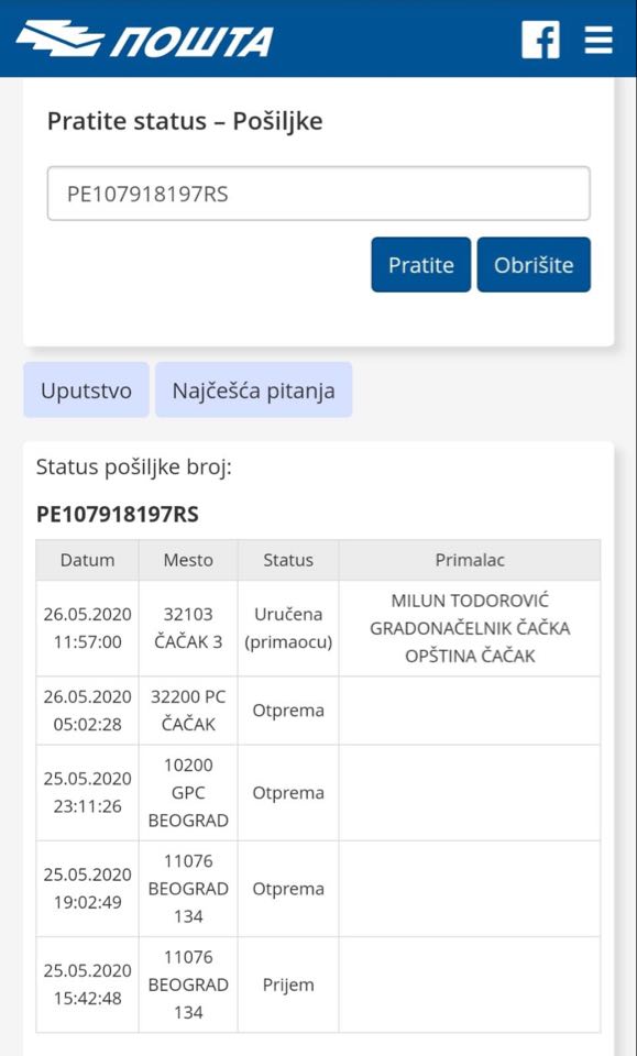 posiljka