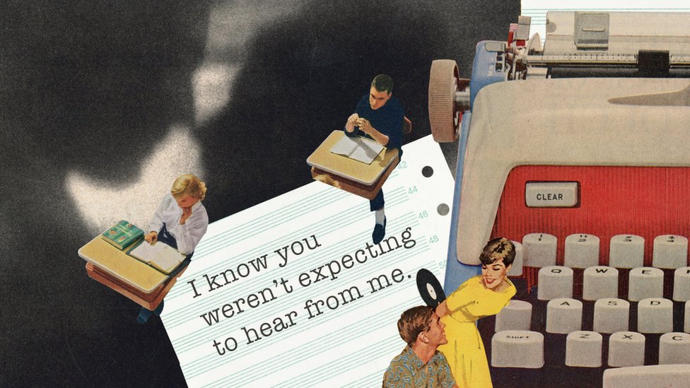 Korona virus i ljubav: Neočekivano izvinjenje bivšeg dečka tokom izolacije 2 Typewriter with letter saying 'I know you weren't expecting to hear from me'