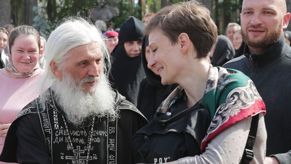 Father Sergei at Sredneuralsk in June 2020