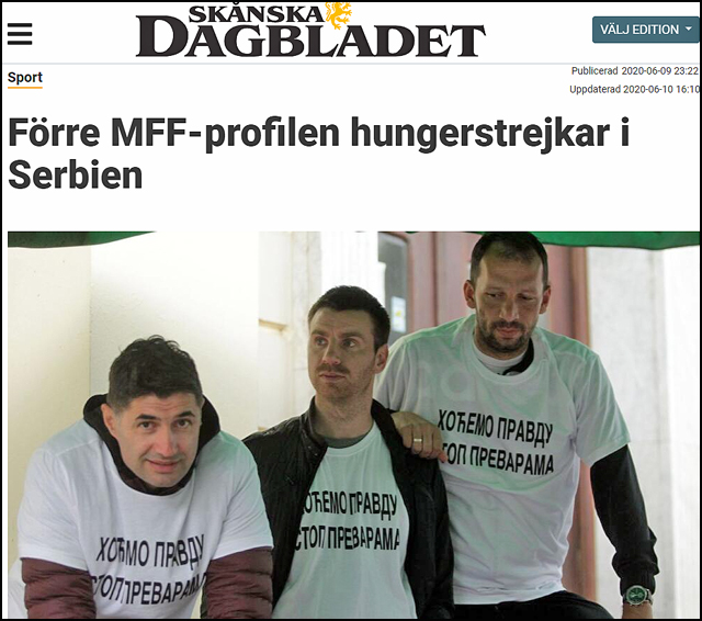 Inostrani mediji o štrajku čačanskih fudbalera 5 dagbladet
