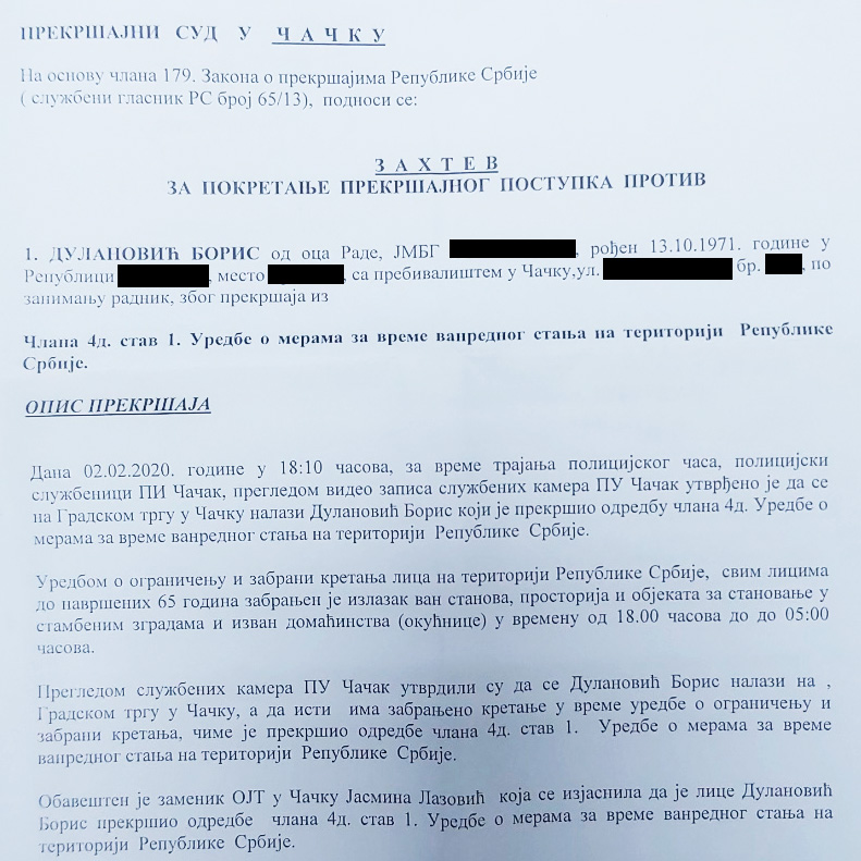 Stigli pozivi iz Prekršajnog suda 3 lpchaka egnabrkc 1 1