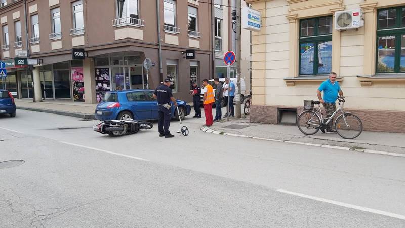 Saobraćajna nezgoda u centru grada 1 nezgoda1