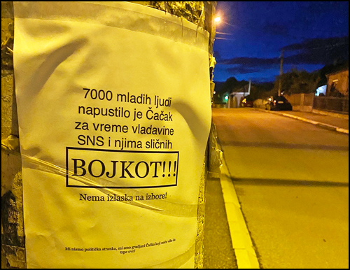 plakat bojkot