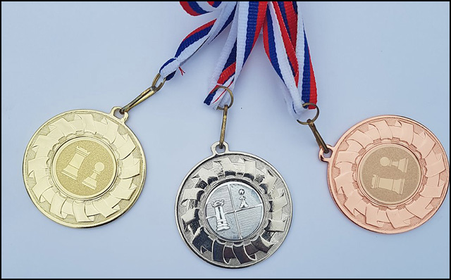 šah medalje
