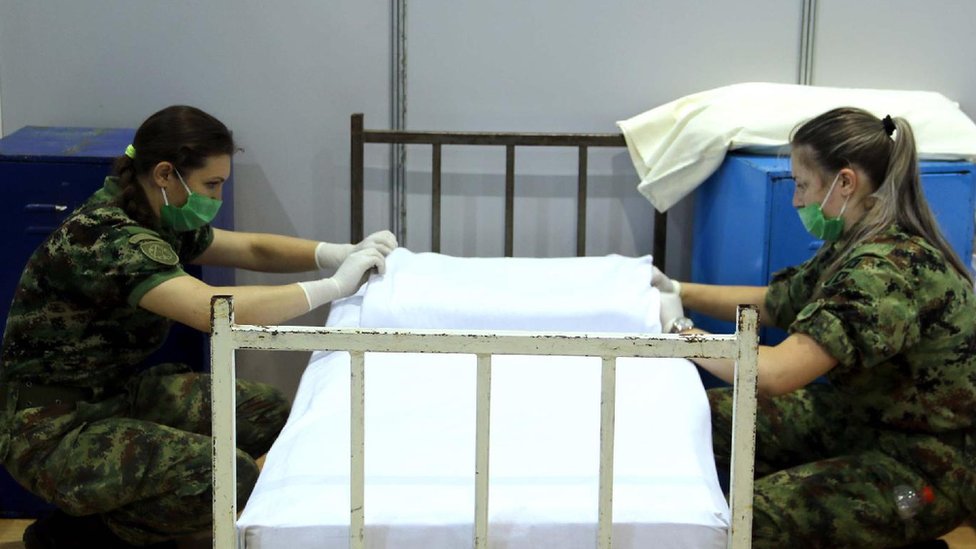 Korona virus: U Srbiji vojska oprema privremene bolnice, najviše novih slučajeva u jednom danu u Indiji 1 priprema bolnice u kragujevcu